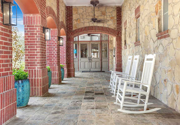 Apartment Deck at The Ranch at Fossil Creek, Texas, 76137