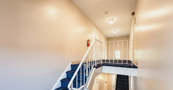 Stairs View at Bay Shore Apartments, East Haven, CT, 06512
