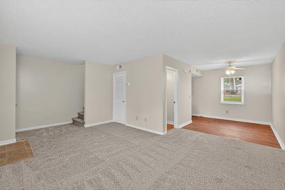 A room with a window and a door. at Woodlocke Apartments, South Carolina, 27461