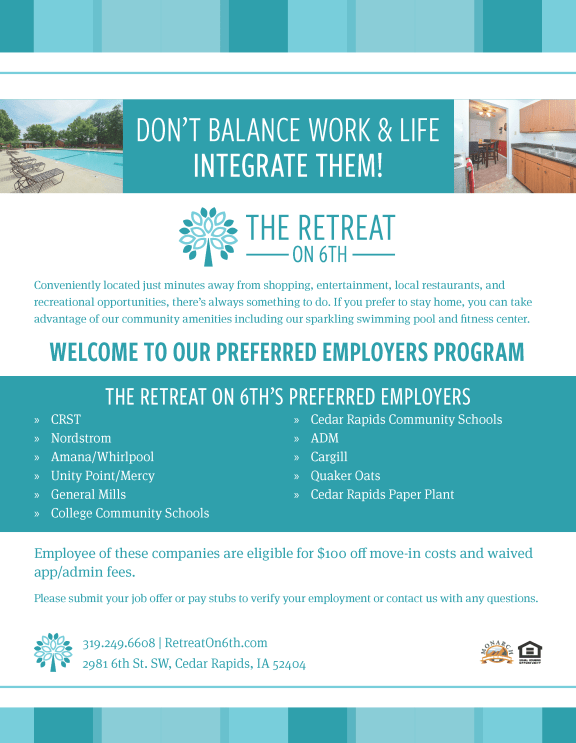 dont balance work  life integrate them the retreat on ghi brochure
