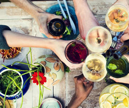 Friends Gathering for Lunch