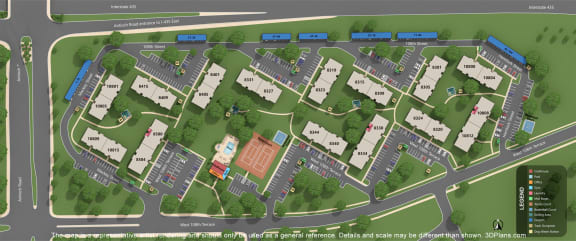 Arcadia Site Map