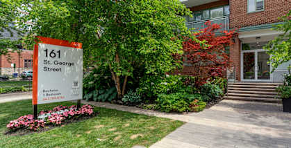 Property Signage at 161 St. George, Toronto, CA