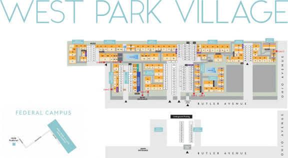 West Park Village Site Map at West Park Village, Los Angeles, California
