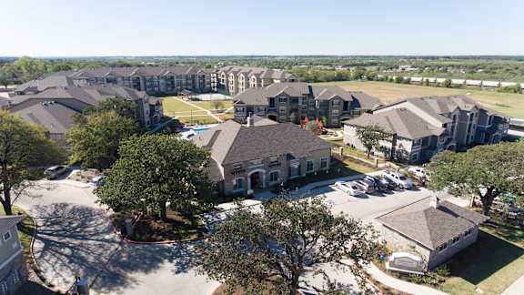 Aerial View at Ten 06 at Joshua Station Apartments, Texas, 76058