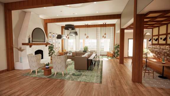 Community Room at Sandoval Flats Apartment , Rio Rancho