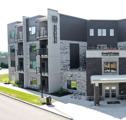 the building in which the hotel is located at SouthPointe Village Apartments, LP, Fishers, Indiana
