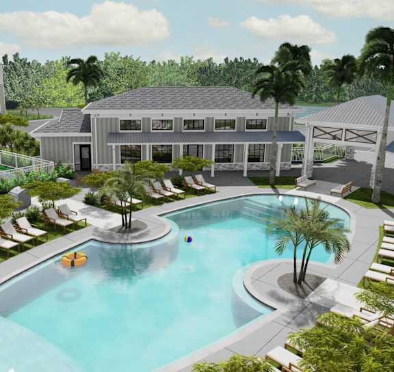 Pool View at Verity Luxury Apartment Homes Apartments, FL, 32960