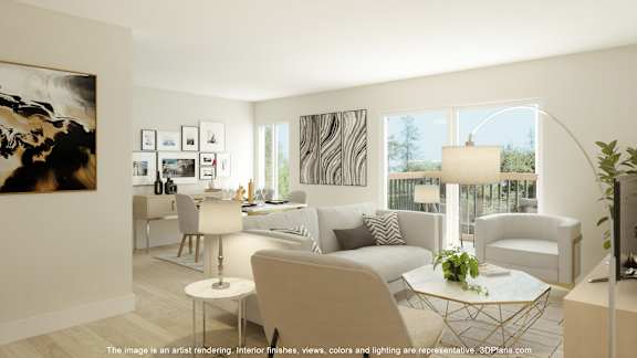 Apartment Dining Room at Franklin River Apartments, Michigan