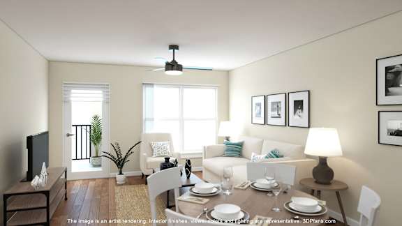 Dining Room at Cobia Cove Apartments, Florida