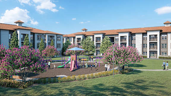 Community Room at Maison at Solivita Marketplace Apartment Homes, Florida