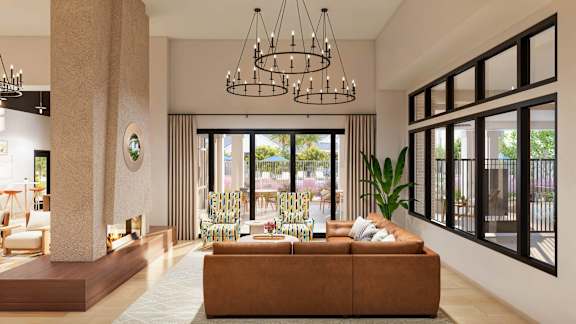 Community Room at Arterra Apartment, Surprise, AZ, 85374