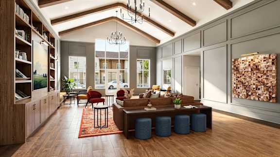 Community Room at The Scott Apartments, Oklahoma, 73012
