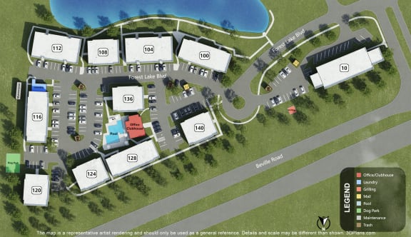 Forestlake Site Map
