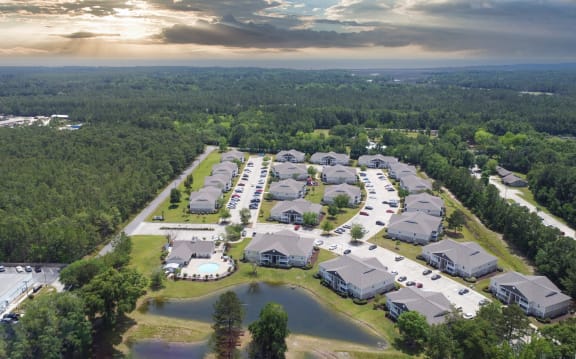 Aerial View of the Property at The Pointe Apartment Homes in Gautier, 39553