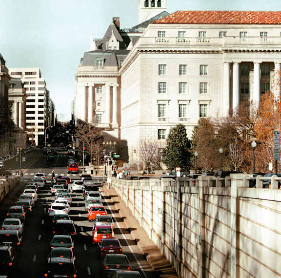 Downtown Washington DC Street View Photo