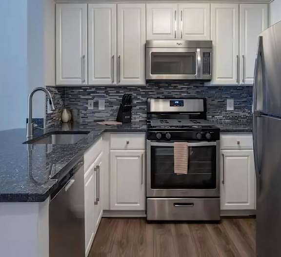 Kitchen with Stainless Steel Appliances