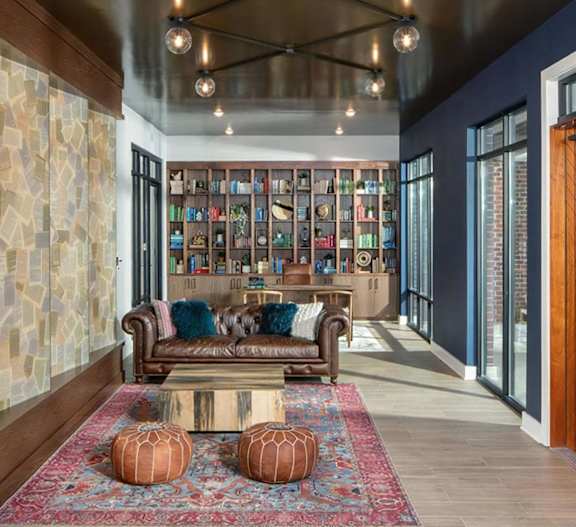 Broadstone Trailside Modern Welcome Lobby with Gathering Spaces Photo