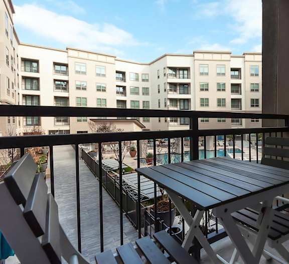 Private Balcony Onlooking Courtyard