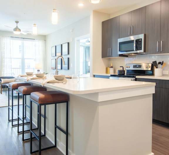 Gorgeous Kitchen with Large Kitchen Island