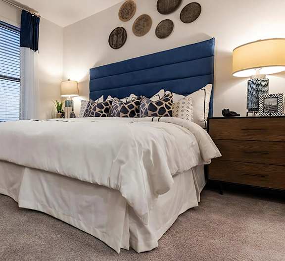 Oversized Carpeted Bedroom