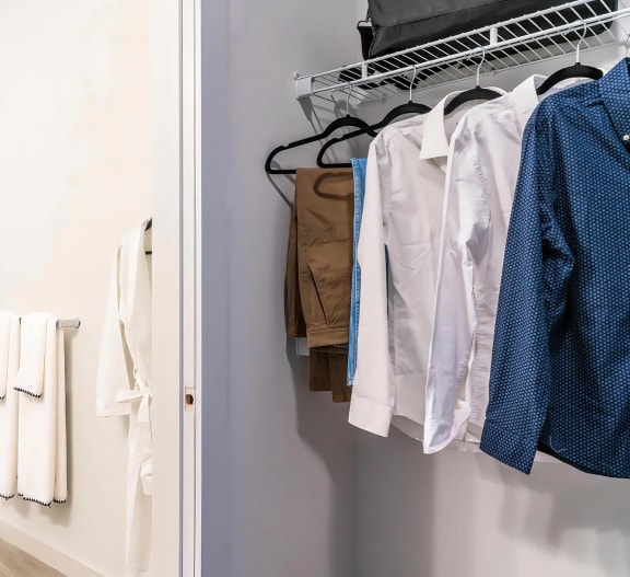 Large Bathrooms with Attached Closet