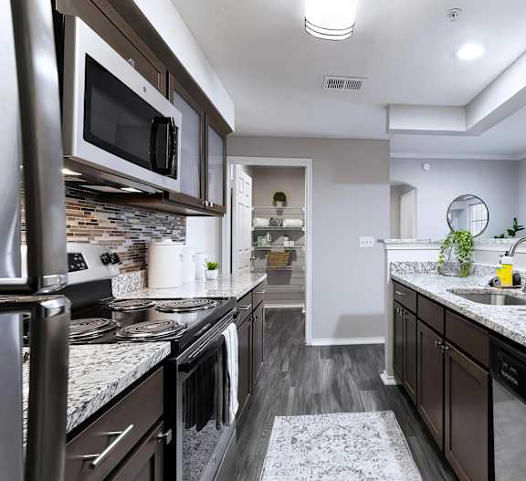 Mesa Verde Kitchen Upgraded Kitchen with Granite Countertops Shaker Cabinets Stainless Appliances