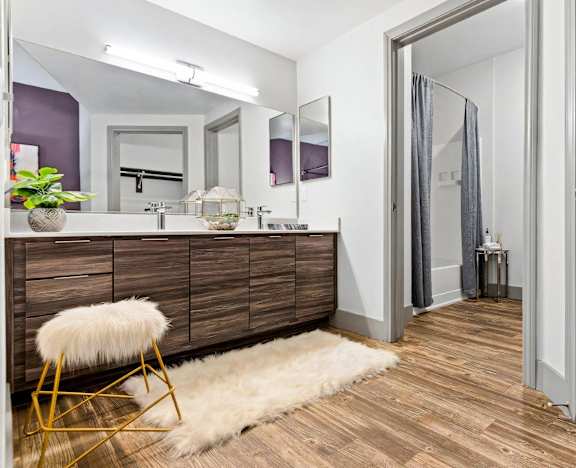 Double Vanities with Upgraded Countertops