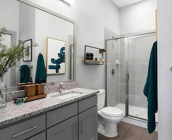 Spa Inspired Master Bathrooms with High End Finishes