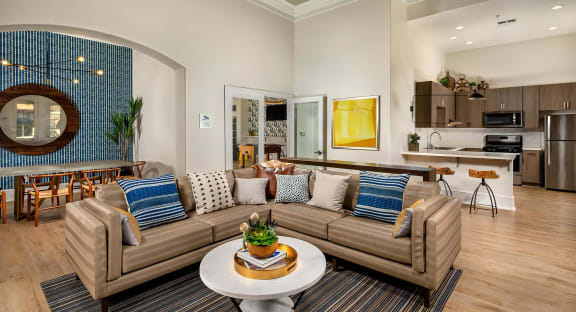 Heights Clubhouse Livingroom Flatscreen TV Full Kitchen Diningroom