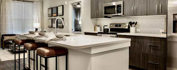 Spacious Kitchen with Breakfast Bar