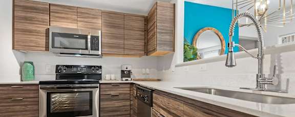 Gourmet Kitchen with Stainless Steel Appliances