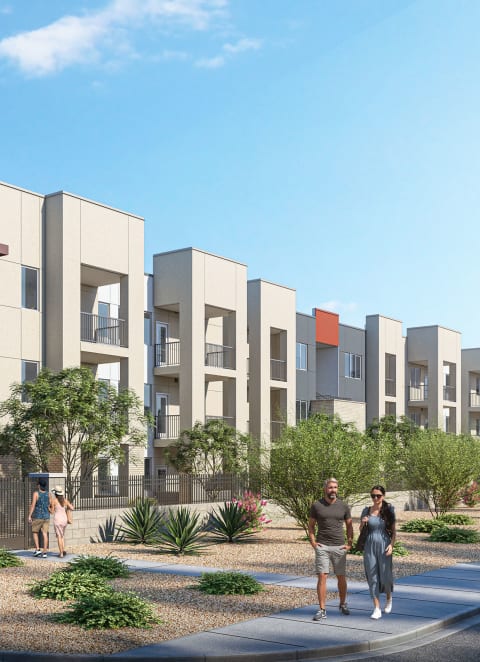 Exterior View at 67 Flats, Glendale Arizona