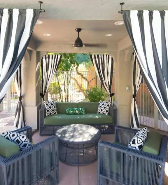 Cabanas with Couches for Relaxation