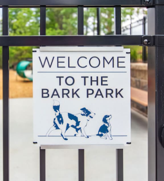Bark Park Entrance