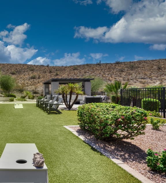 Mountainside Outdoors Outdoor Social Spaces with Outdoor Gaming