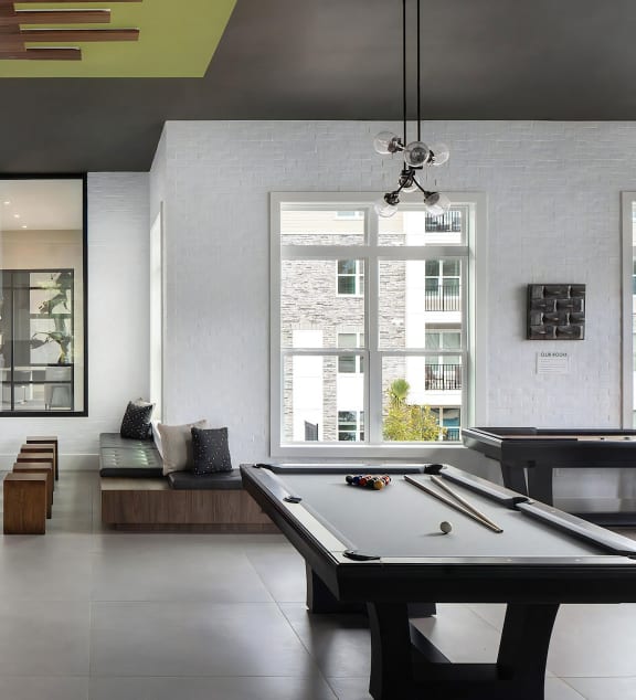 Lounge with Pool Table