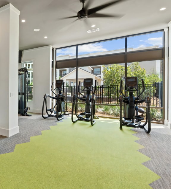 Fitness Studio with Free Weights
