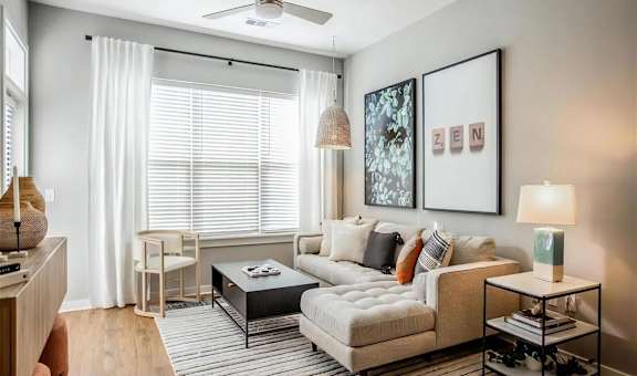 Cozy Living Spaces with Large Windows