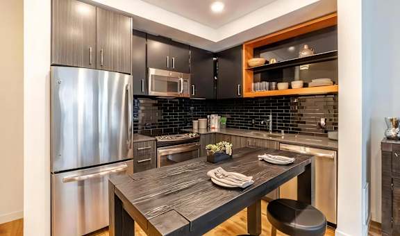 Gourmet Kitchen with Island Seating
