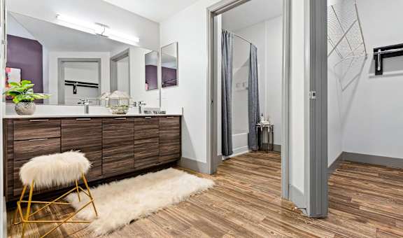 Double Vanities with Upgraded Countertops