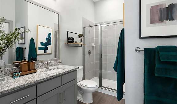 Spa Inspired Master Bathrooms with High End Finishes