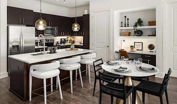 Large Kitchens with Breakfast Bar and Storage