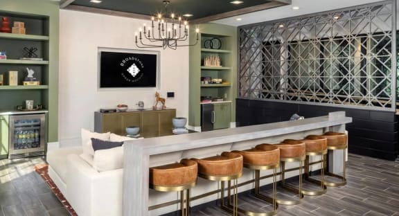 Broadstone Upper Westside Community Clubhouse Large Clubhouse with Entertainment Center