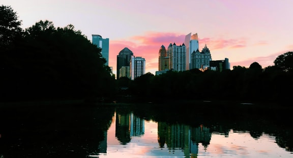 Atlanta Skyline at Sunset