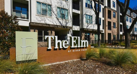 The Elm Main Entrance Sign