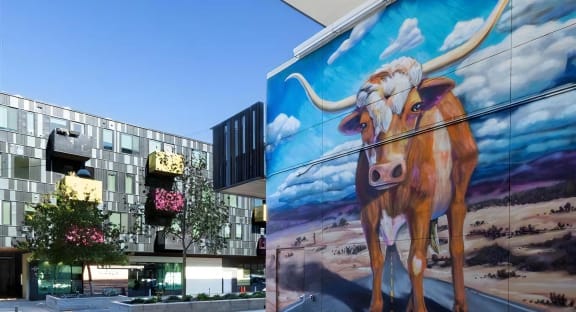 Mural Outside Entrance