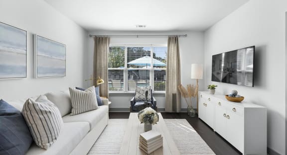 Living Room with Ample Natural Light