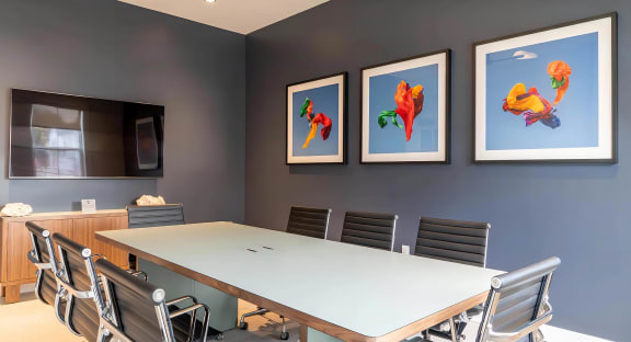 Conference Room with TV