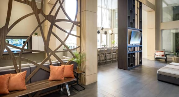 Lounge with Seating and TV